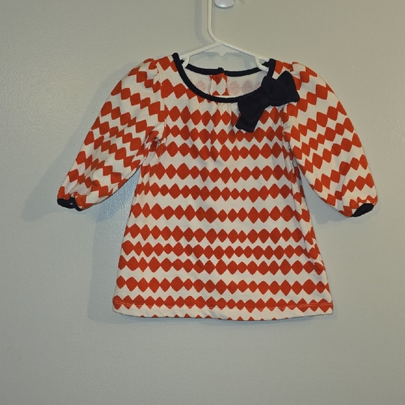 Gymboree Other - Gymboree Red and White Geometric Dress